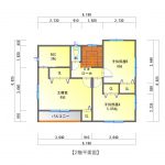 石井町石井　50坪３ＬＤＫ＋ＷＩＣ＋ＳＣ　新築住宅セットプラン